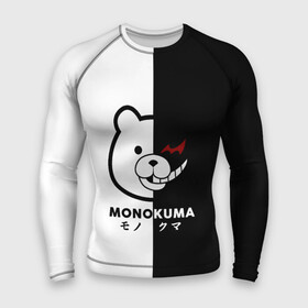 Мужской рашгард 3D с принтом _Monokuma_ в Тюмени,  |  | Тематика изображения на принте: anime | character | dangan ronpa | kawai | manga | аниме | анимэ | глаз | данганронпа | двухцветная | директор | злодей | из | изображение | кавай | крутой | лицо | манга | медведь | милый | мишка | на груди | необычный | нос