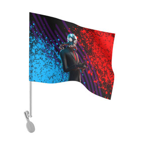 Флаг для автомобиля с принтом Fortnite [004] в Тюмени, 100% полиэстер | Размер: 30*21 см | fortnite | game | ninja | online. twitch | tedfortnite | битва | игра | камуфляж | король | ниндзя | онлайн | твич | форнайт | фортнайт