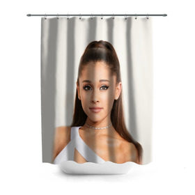 Штора 3D для ванной с принтом Ariana Grande (Ариана Гранде) в Тюмени, 100% полиэстер | плотность материала — 100 г/м2. Стандартный размер — 146 см х 180 см. По верхнему краю — пластиковые люверсы для креплений. В комплекте 10 пластиковых колец | ariana grande | актриса | американская певица | ариана | ариана гранде | гранде | девушка | музыка | певица | песни | продюсер
