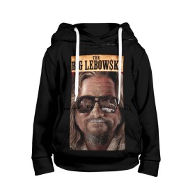 Детская толстовка 3D с принтом The Big Lebowski в Тюмени, 100% полиэстер | двухслойный капюшон со шнурком для регулировки, мягкие манжеты на рукавах и по низу толстовки, спереди карман-кенгуру с мягким внутренним слоем | Тематика изображения на принте: big | lebowski | the | большой | кинофильм | лебовски