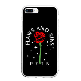 Чехол для iPhone 7Plus/8 Plus матовый с принтом PAYTON MOORMEIER - ТИКТОК в Тюмени, Силикон | Область печати: задняя сторона чехла, без боковых панелей | 