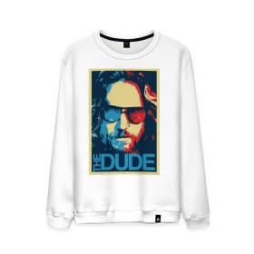 Мужской свитшот хлопок с принтом The Dude в Тюмени, 100% хлопок |  | biglebowski | большой лебовски