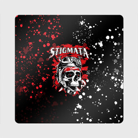 Магнит виниловый Квадрат с принтом Stigmata | Стигмата (Z) в Тюмени, полимерный материал с магнитным слоем | размер 9*9 см, закругленные углы | music | rock | stigmata | альтернатива | музыка | рок | стигмата | тарас уманскии