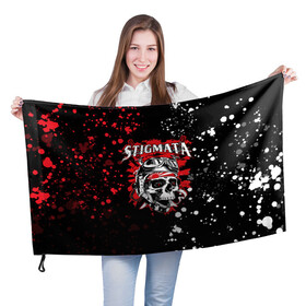 Флаг 3D с принтом Stigmata | Стигмата (Z) в Тюмени, 100% полиэстер | плотность ткани — 95 г/м2, размер — 67 х 109 см. Принт наносится с одной стороны | music | rock | stigmata | альтернатива | музыка | рок | стигмата | тарас уманскии