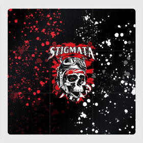 Магнитный плакат 3Х3 с принтом Stigmata | Стигмата (Z) в Тюмени, Полимерный материал с магнитным слоем | 9 деталей размером 9*9 см | music | rock | stigmata | альтернатива | музыка | рок | стигмата | тарас уманскии