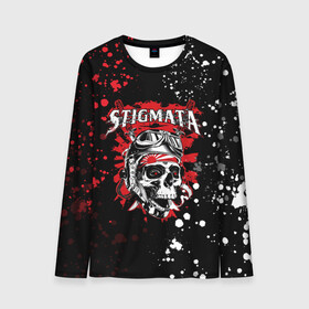Мужской лонгслив 3D с принтом Stigmata в Тюмени, 100% полиэстер | длинные рукава, круглый вырез горловины, полуприлегающий силуэт | music | rock | stigmata | альтернатива | музыка | рок | стигмата | тарас уманскии