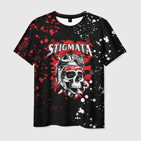 Мужская футболка 3D с принтом Stigmata в Тюмени, 100% полиэфир | прямой крой, круглый вырез горловины, длина до линии бедер | music | rock | stigmata | альтернатива | музыка | рок | стигмата | тарас уманскии