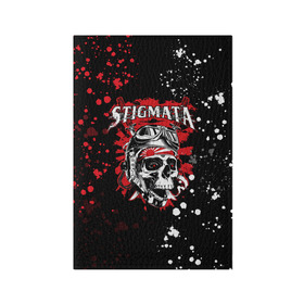 Обложка для паспорта матовая кожа с принтом Stigmata в Тюмени, натуральная матовая кожа | размер 19,3 х 13,7 см; прозрачные пластиковые крепления | Тематика изображения на принте: music | rock | stigmata | альтернатива | музыка | рок | стигмата | тарас уманскии