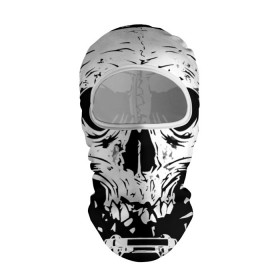 Балаклава 3D с принтом Череп в Тюмени, 100% полиэстер, ткань с особыми свойствами — Activecool | плотность 150–180 г/м2; хорошо тянется, но при этом сохраняет форму. Закрывает шею, вокруг отверстия для глаз кайма. Единый размер | Тематика изображения на принте: art | skeleton | skull | арт | скелет | череп