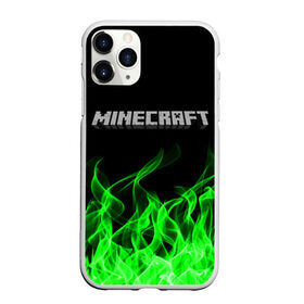 Чехол для iPhone 11 Pro Max матовый с принтом MINECRAFT FIRE в Тюмени, Силикон |  | block | creeper | cube | minecraft | pixel | блок | геометрия | крафт | крипер | кубики | майнкрафт | пиксели