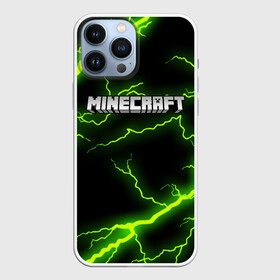 Чехол для iPhone 13 Pro Max с принтом MINECRAFT STORM в Тюмени,  |  | block | creeper | cube | minecraft | pixel | блок | геометрия | крафт | крипер | кубики | майнкрафт | пиксели