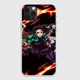 Чехол для iPhone 12 Pro Max с принтом KIMETSU NO YAIBA в Тюмени, Силикон |  | demon slayer | demon slayer: kimetsu no yaiba | kimetsu | kimetsu no yaiba | nezuko | slayer | tanjiro | клинок рассекающий демонов | незуко | танджиро | шинобу кочо