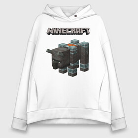 Женское худи Oversize хлопок с принтом Minecraft в Тюмени, френч-терри — 70% хлопок, 30% полиэстер. Мягкий теплый начес внутри —100% хлопок | боковые карманы, эластичные манжеты и нижняя кромка, капюшон на магнитной кнопке | ender dragon | enderman | minecraft | phantom | the end | the nether | the overworld | wither | визера | майнкрафт | незер | ремесло | шахта добывать | энд | эндер дракон