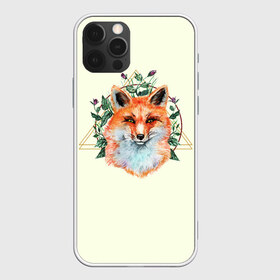Чехол для iPhone 12 Pro Max с принтом Лиса в Тюмени, Силикон |  | веган | геометрия | для девушек | животные | зелень | лес | лето | лиса | лисы | мода | природа | растения | рыжая | стиль | цветы