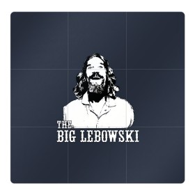 Магнитный плакат 3Х3 с принтом The Big Lebowski в Тюмени, Полимерный материал с магнитным слоем | 9 деталей размером 9*9 см | Тематика изображения на принте: dude | film | бриджес | герой | джефф | джеффри | дюдя | комедия | лебовски | персонаж | фильм | чувак