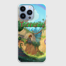 Чехол для iPhone 13 Pro с принтом Terraria в Тюмени,  |  | Тематика изображения на принте: minecraft | terraria | инди игры | майнкрафт | террария