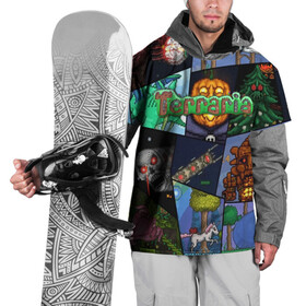 Накидка на куртку 3D с принтом Terraria | Террария (Z) в Тюмени, 100% полиэстер |  | Тематика изображения на принте: minecraft | terraria | инди игры | майнкрафт | террария