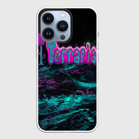 Чехол для iPhone 13 Pro с принтом Terraria в Тюмени,  |  | terraria | terraria logo | terraria modded | террария | террария надпись