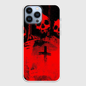 Чехол для iPhone 13 Pro Max с принтом Анархия в Тюмени,  |  | 666 | анархия | зло | крест | тьма | черепа