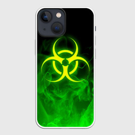 Чехол для iPhone 13 mini с принтом BIOHAZARD в Тюмени,  |  | biohazard | radiation | re | re3 | residenr evil | toxic | virusвирус | world war z | биохазард | обитель зла | радиация | токсик | эпидемия