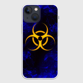 Чехол для iPhone 13 mini с принтом BIOHAZARD в Тюмени,  |  | biohazard | radiation | re | re3 | residenr evil | toxic | virusвирус | world war z | биохазард | обитель зла | радиация | токсик | эпидемия