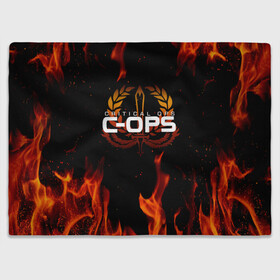 Плед 3D с принтом CRITICAL OPS (C-OPS). в Тюмени, 100% полиэстер | закругленные углы, все края обработаны. Ткань не мнется и не растягивается | c ops | critical ops | cs go | esport | fbi | free fire | game | ops | swat | игра | к опс | киберспорт | критикал | критикал опс | критические операции | опс | сват | фбр | экшен