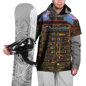 Накидка на куртку 3D с принтом TERRARIA в Тюмени, 100% полиэстер |  | Тематика изображения на принте: game | pixel | terraria | игра | пиксель | террариа