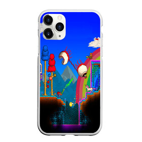Чехол для iPhone 11 Pro матовый с принтом TERRARIA GAME в Тюмени, Силикон |  | game | pixel | terraria | игра | пиксель | террариа