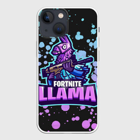 Чехол для iPhone 13 mini с принтом Fortnite LLAMA в Тюмени,  |  | battle | fortnite | funny | kills | royale | save | season | the | twitch | world | битва | борьба | зомби | королевская | оружие | скины | стратегия | фортнайт