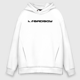 Мужское худи Oversize хлопок с принтом BADBOY в Тюмени, френч-терри — 70% хлопок, 30% полиэстер. Мягкий теплый начес внутри —100% хлопок | боковые карманы, эластичные манжеты и нижняя кромка, капюшон на магнитной кнопке | Тематика изображения на принте: bad | bad boy | badboy | boy | brand | mma | sport | usa | америка | бренд | единоборства | мма | спорт | сша