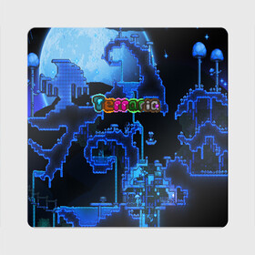 Магнит виниловый Квадрат с принтом Terraria в Тюмени, полимерный материал с магнитным слоем | размер 9*9 см, закругленные углы | game | pixel | terraria | игра | пиксель | террариа