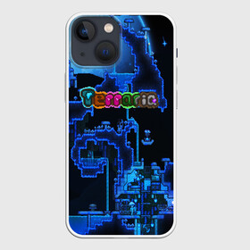 Чехол для iPhone 13 mini с принтом Terraria в Тюмени,  |  | game | pixel | terraria | игра | пиксель | террариа