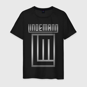 Мужская футболка хлопок с принтом LINDEMANN в Тюмени, 100% хлопок | прямой крой, круглый вырез горловины, длина до линии бедер, слегка спущенное плечо. | lindemann | lm | rock | кристиан лоренц | линдеманн | лм | музыка | рок | тилль линдеманн