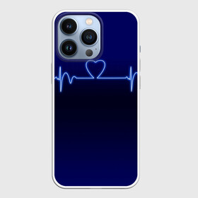 Чехол для iPhone 13 Pro с принтом Кардиограмма про любовь в Тюмени,  |  | 14 февраля | 8 марта | валентинов день | влюблен | влюбленность | влюбленные | вместе навсегда | девичник | девушке | день вл | для жены | здоровье | кардиограмма | любимая | любимый | люблю