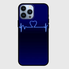 Чехол для iPhone 13 Pro Max с принтом Кардиограмма про любовь в Тюмени,  |  | 14 февраля | 8 марта | валентинов день | влюблен | влюбленность | влюбленные | вместе навсегда | девичник | девушке | день вл | для жены | здоровье | кардиограмма | любимая | любимый | люблю