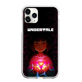 Чехол для iPhone 11 Pro матовый с принтом UNDERTALE FRISK в Тюмени, Силикон |  | asriel dreemurr | chara | frisk | gaster blaster | sans | undertale | азриэль дримурр | андертейл | андрайн | гастер | меттатон | санс | фриск | чара