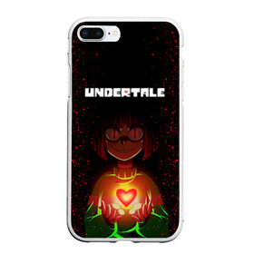 Чехол для iPhone 7Plus/8 Plus матовый с принтом UNDERTALE CHARA в Тюмени, Силикон | Область печати: задняя сторона чехла, без боковых панелей | asriel dreemurr | chara | frisk | gaster blaster | sans | undertale | азриэль дримурр | андертейл | андрайн | гастер | меттатон | санс | фриск | чара