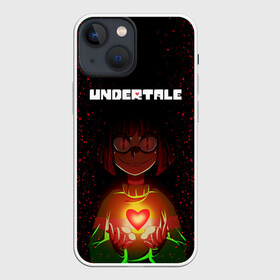 Чехол для iPhone 13 mini с принтом UNDERTALE CHARA в Тюмени,  |  | asriel dreemurr | chara | frisk | gaster blaster | sans | undertale | азриэль дримурр | андертейл | андрайн | гастер | меттатон | санс | фриск | чара