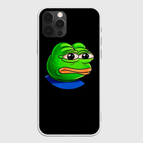 Чехол для iPhone 12 Pro Max с принтом Frog в Тюмени, Силикон |  | Тематика изображения на принте: animal | frog | head | meme | голова | животные | лягушка | мем | прикол | юмор