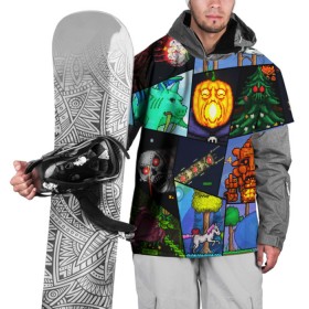 Накидка на куртку 3D с принтом Terraria allpic в Тюмени, 100% полиэстер |  | Тематика изображения на принте: game | pixel | terraria | игра | пиксель | террариа