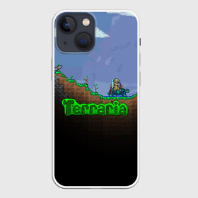 Чехол для iPhone 13 mini с принтом terraria game в Тюмени,  |  | game | pixel | terraria | игра | пиксель | террариа