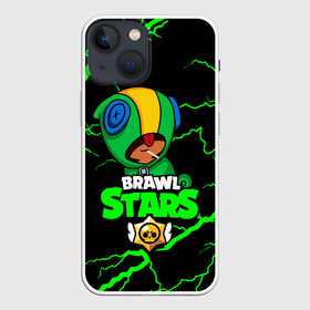 Чехол для iPhone 13 mini с принтом BRAWL STARS LEON в Тюмени,  |  | bibi | brawl stars | crow | el brown | leon | leon shark | max | sally leon | shark | stars | werewolf | акула | биби | ворон | леон | оборотень