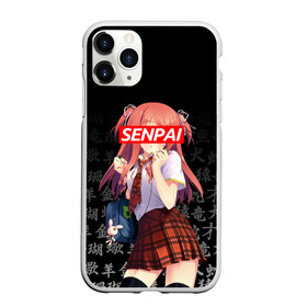 Чехол для iPhone 11 Pro Max матовый с принтом SENPAI ANIME в Тюмени, Силикон |  | ahegao | kawai | kowai | oppai | otaku | senpai | sugoi | waifu | yandere | ахегао | ковай | отаку | сенпай | яндере