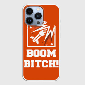 Чехол для iPhone 13 Pro с принтом Boom Bitch в Тюмени,  |  | ace | diamond | epic | fails | funny | gameplay | mozzie | pro league | pvp | r6 | r6s | random | update | герой | дым | огонь | осада | пламя | радуга | снайпер | сражения | туман | шутер
