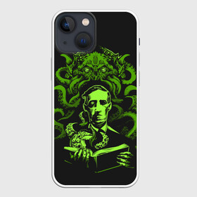 Чехол для iPhone 13 mini с принтом Cthulhu в Тюмени,  |  | call of cthulhu | cthulhu | lovecraft | valaybalalay | валайбалалай | зов | ктулху | лавкрафт | мистика | монстры | ужасы | фэнтези | хоррор