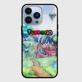 Чехол для iPhone 13 Pro с принтом TERRARIA в Тюмени,  |  | game | pixel | terraria | игра | пиксель | террариа