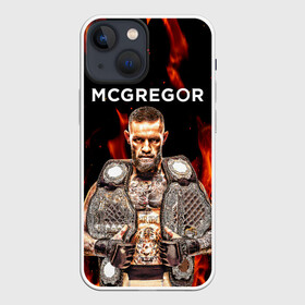 Чехол для iPhone 13 mini с принтом CONOR McGREGOR. в Тюмени,  |  | conor | conor mcgregor | ufs | бокс | дональд серроне | ирландский боец | конор | конор макгрегор | конор макгрегор vs дональд серроне | макгрегор | профессиональный бокс | смешанные бои