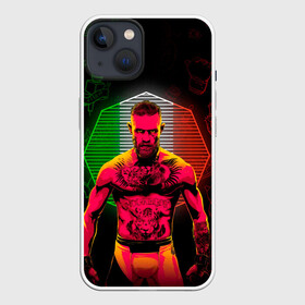 Чехол для iPhone 13 с принтом CONOR McGREGOR. в Тюмени,  |  | conor | conor mcgregor | ssru | ufs | бокс | дональд серроне | ирландский боец | конор | конор макгрегор | конор макгрегор vs дональд серроне | макгрегор | профессиональный бокс | смешанные бои