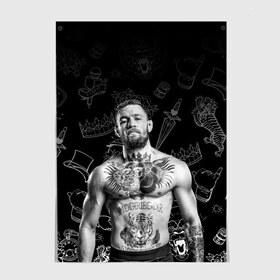 Постер с принтом CONOR McGREGOR. в Тюмени, 100% бумага
 | бумага, плотность 150 мг. Матовая, но за счет высокого коэффициента гладкости имеет небольшой блеск и дает на свету блики, но в отличии от глянцевой бумаги не покрыта лаком | conor | conor mcgregor | ssru | ufs | бокс | дональд серроне | ирландский боец | конор | конор макгрегор | конор макгрегор vs дональд серроне | макгрегор | профессиональный бокс | смешанные бои