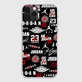 Чехол для iPhone 12 Pro Max с принтом MICHAEL JORDAN LOGOBOMBING в Тюмени, Силикон |  | 23 | bulls | chicago bulls | jordan | logo | michael jordan | nba | paris saint germain | psg | red | sport | быки | джордан | лого | майкл джордан | псж | спорт | чикаго буллс